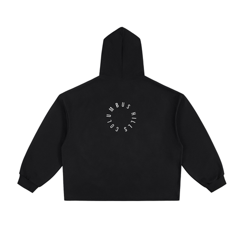 Bonfire Warmth Essential Heavyweight Oversized Drawstring Hem Hoodie