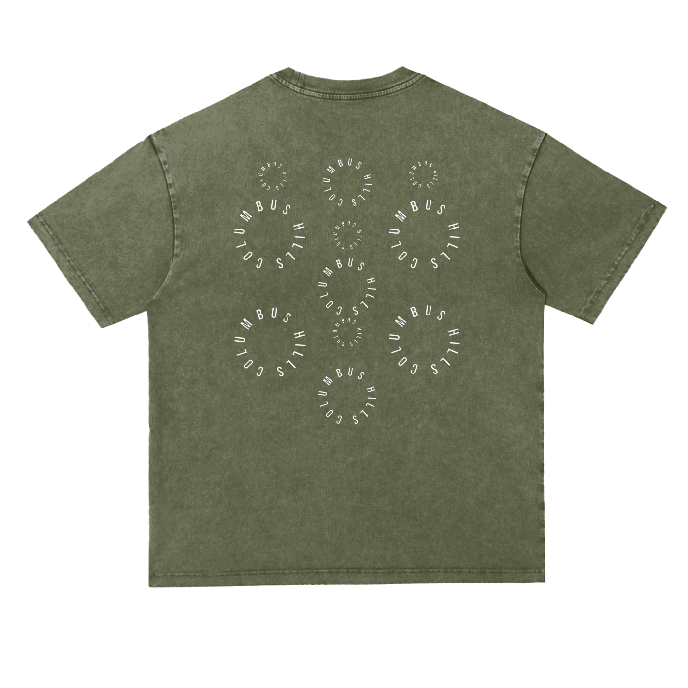 Pine jet scan Acid Wash Tee - 300 GSM