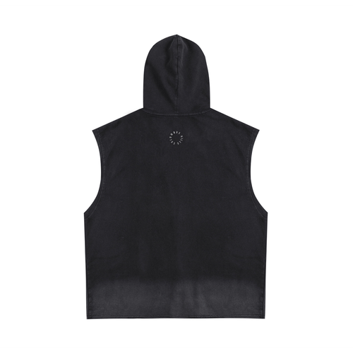 Essential Vintage Zip-Up Hooded Tank top