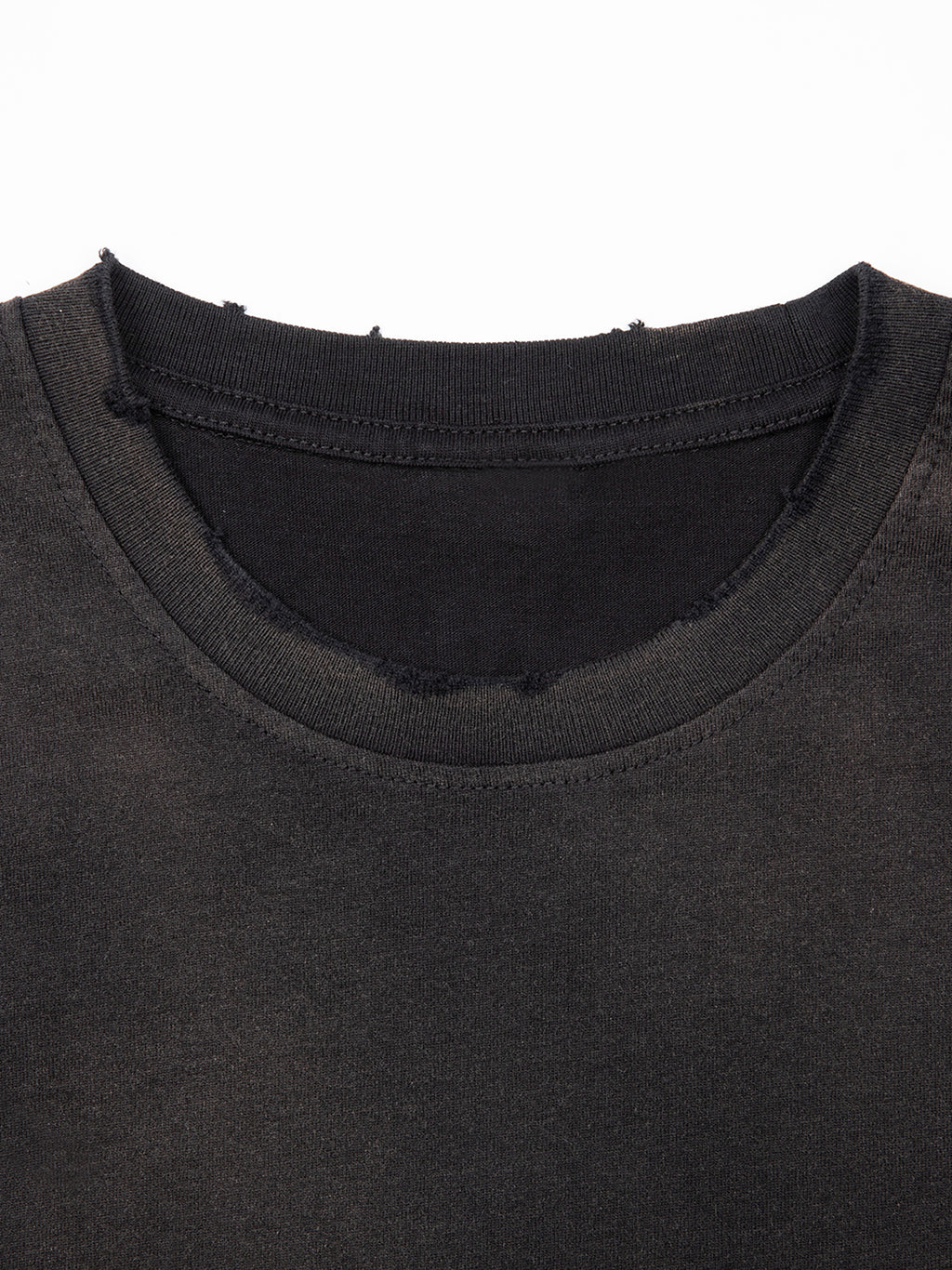 Mountain Vintage Wash Frayed T-Shirt - 260 GSM