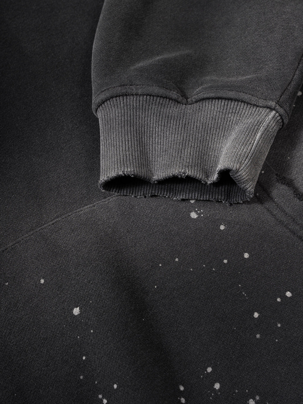 Bonfire stories 🔥 Vintage Washed Frayed Fleece Hoodie