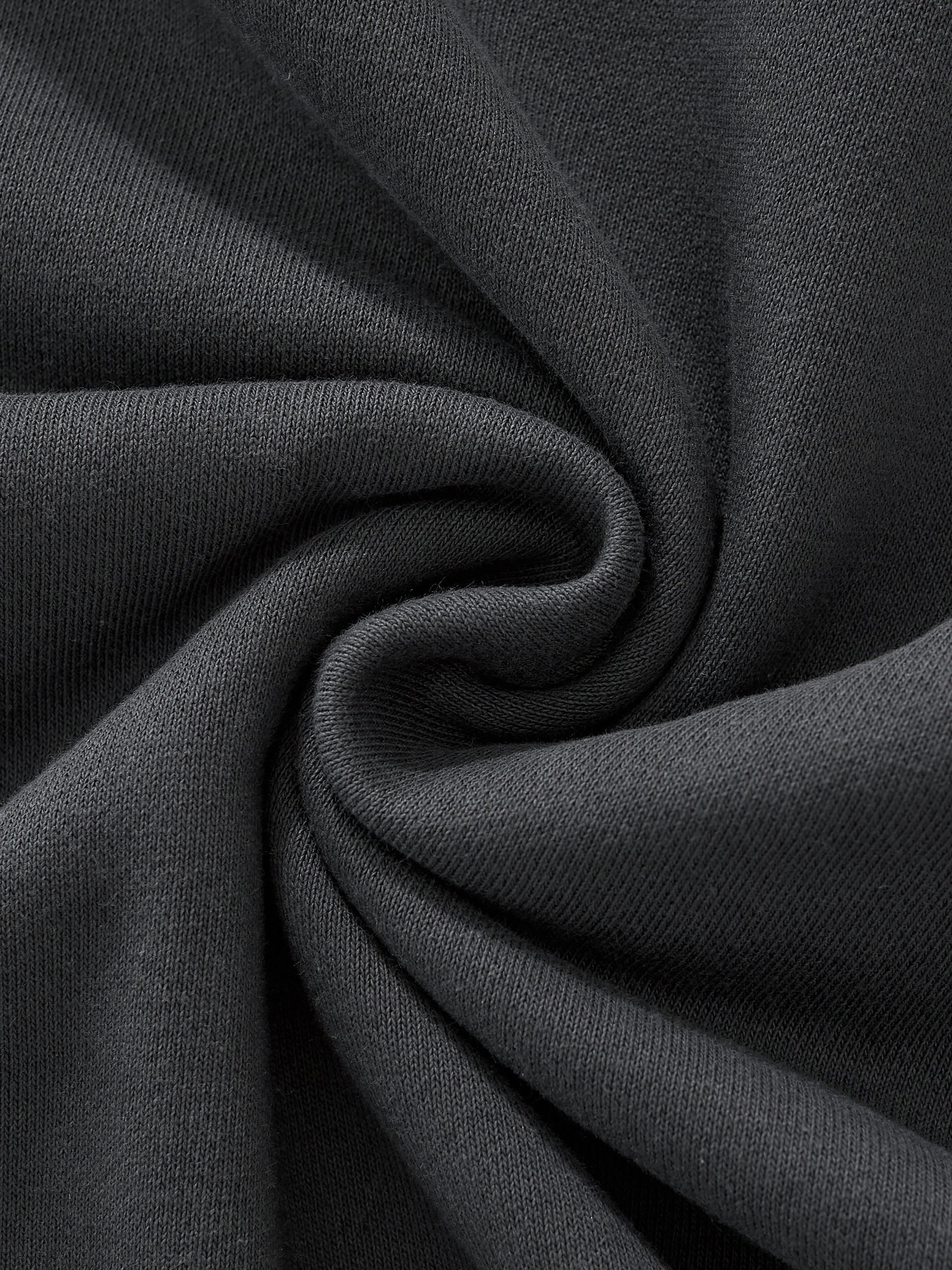 Bonfire Warmth Essential Heavyweight Oversized Drawstring Hem Hoodie